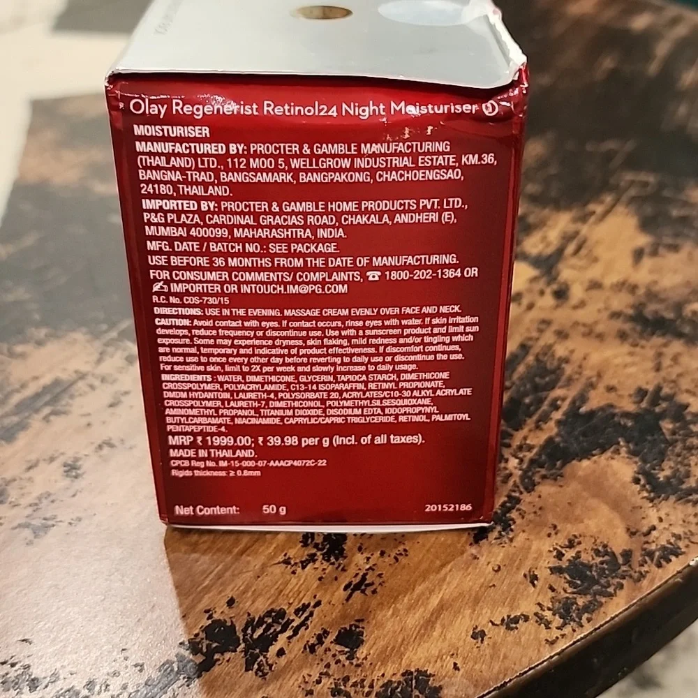 Olay Retinol 24-Night Moisturizer New In Box!